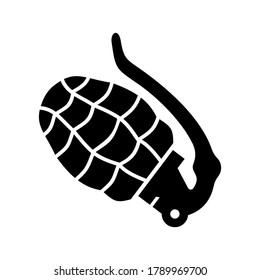 grenade icon or logo isolated sign symbol vector illustration - high quality black style vector icons
