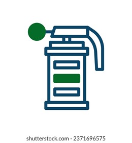 Grenade icon navy green icon navy green colour military vector army element and symbol perfect.
