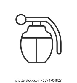 Vector de símbolo de icono de granada