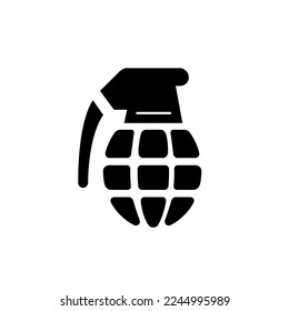 Grenade icon template. Stock vector illustration.