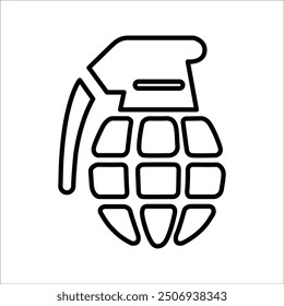 Grenade icon template. Stock vector illustration