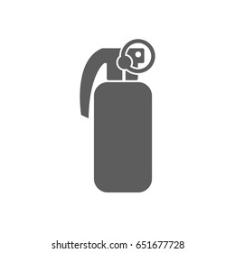 Grenade icon in trendy flat style isolated on white background. Symbol for your web site design, logo, app, UI. Vector illustration, EPS
