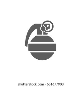 Grenade icon in trendy flat style isolated on white background. Symbol for your web site design, logo, app, UI. Vector illustration, EPS