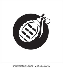 DISEÑO DE SÍMBOLO DE ILUSTRACIÓN DE VECTOR DE ICONOS DE GRENADE