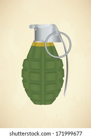 Grenade icon. Vector illustration