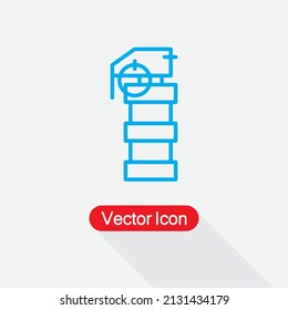 Grenade Icon Vector Illustration Eps10