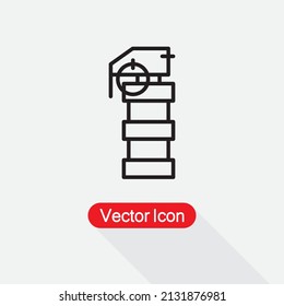 Grenade Icon Vector Illustration Eps10