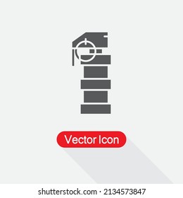 Ilustración De Vector De Icono De Granada Eps10