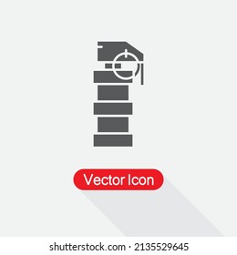 Ilustración De Vector De Icono De Granada Eps10