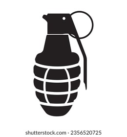 Diseño de símbolo de ilustración vectorial de icono de granada
