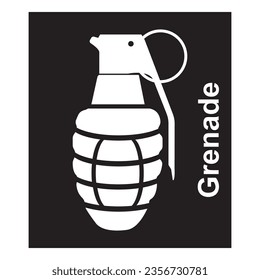 Grenade icon vector illustration symbol design
