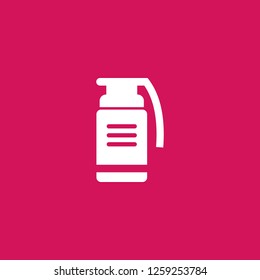 grenade icon vector. grenade sign on pink background. grenade icon for web and app