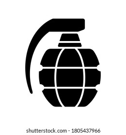 Símbolo y símbolo del vector de icono de granada