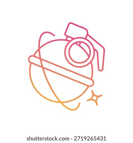ícone de granada ilustração de stock de vetor