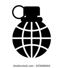 Grenade Icon.96x96 for Web Graphics and Apps. Simple Minimal Pictogram. Vect