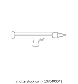 grenade launcher icon. Element of Army for mobile concept and web apps icon. Outline, thin line icon for website design and development, app development