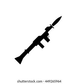 Grenade launcher icon. Vector illustration