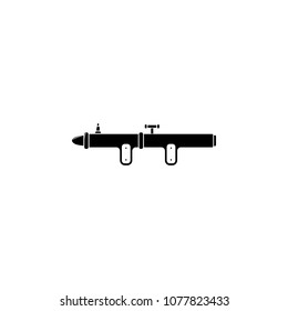 grenade launcher illustration. Element of army icon for mobile concept and web apps. Detailed grenade launcher illustration can be used for web and mobile. Premium icon on white background