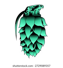  Grenade Logo design inspiration,design element for logo,poster,card,benner,emblem,t shirt,vector illustration
