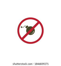Grenade logo vector illustration design template 