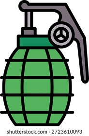 Grenade New Creative Icon Design Vector