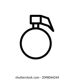 Grenade Outline Icon. Grenade Icon