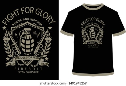 Grenade - Vector graphic, typographic poster, vintage, label, badge, logo, icon or t-shirt