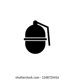grenade vector icon. grenade sign on white background. grenade icon for web and app