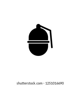 grenade vector icon. grenade sign on white background. grenade icon for web and app