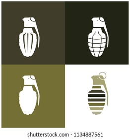 Grenade Vector Icons