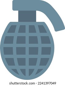 grenade Vector illustration on a transparent background. Premium quality symmbols. Line Color vector icons for concept and graphic design.