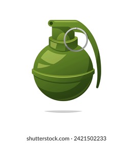 Grenade vector isolated on white background.