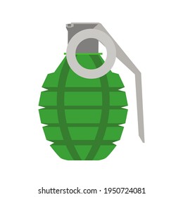 Ilustración del ejército de vectores militares de armas de granadas. Granadas de soldados combaten el peligro de las municiones y el terrorismo. Bomba de mano munición de guerra explosiva munición de piña dinamita signo de icono