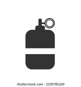 Grenage icon. Danger explosion element vector ilustration.