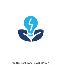 grenn energy colored icon vector design good for web or mobile app