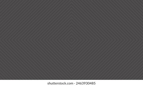 Grey 3d squares lines background with shadows. Diamond-shaped grey texture. Grey stripes pattern. Dark grey rectanges background.