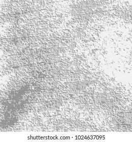 grey 3D stucco structure stone pattern with rough surface, vector illustration