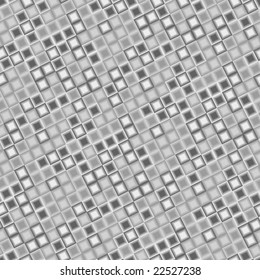Grey 3d tiles - seamless vector pattern