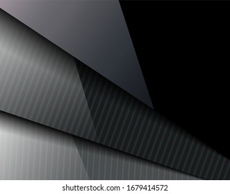 Grey abstract background, 3d vector design.