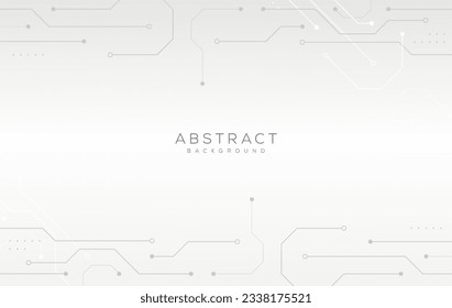 fondo abstracto gris con líneas de circuito
