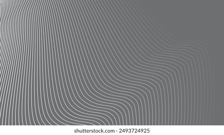 Fondo abstracto gris con la línea de la curva para el fondo o la presentación