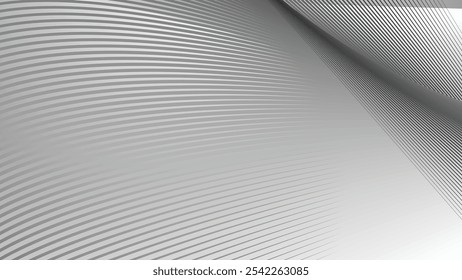 Grey abstract background with curve stripes line for backdrop or presentation