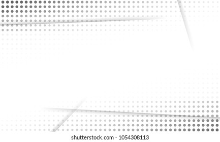 Grey Abstract Background. Design Halftone concept. template website layout or poster, banner, flyer.
