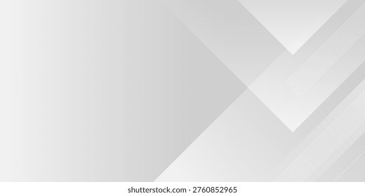 Grey abstract background with diagonal layered shapes and soft gradient finish.