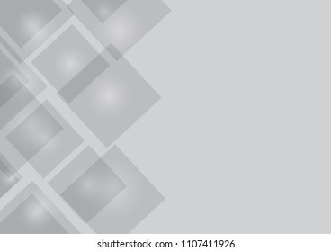 Grey Abstract background geometry shine. White and gray geometric texture. Vector.