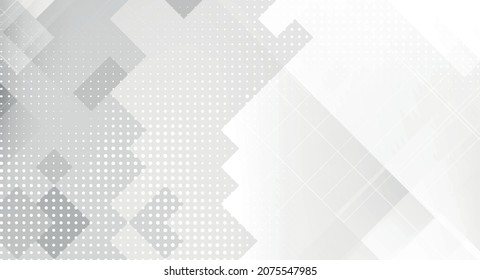 Grey Abstract background geometry shine and layer element vector illustration