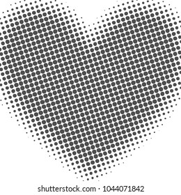 Grey abstract background with half tone effects. Dots texture, vector illustration.