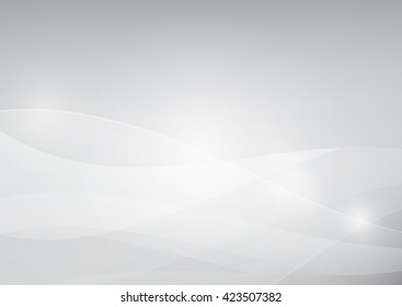 Grey abstract background lighting curve and layer element vector illustration eps10