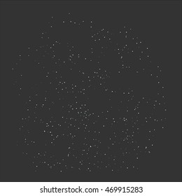 Grey Abstract background. Night sky with stars. Vector illustration