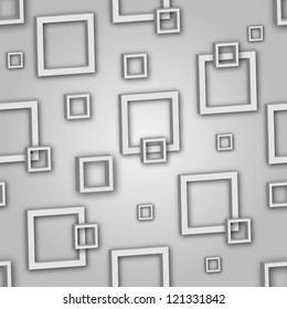 grey abstract background with square